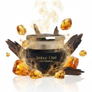 AOUJ Amber Oud Mubkhar 36 g – arabisk dukhoon-røgelse