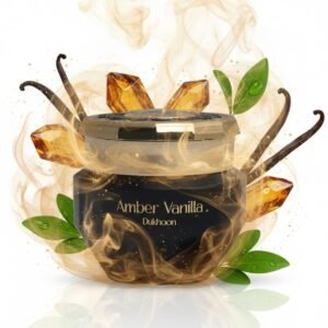 AOUJ AMBER VANILLA DUKHOON 72 g – arabisk dukhoon-røgelse